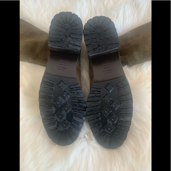 Stuart Weitzman Vanland Olive Over-The-Knee Boots - Picture 3 of 3